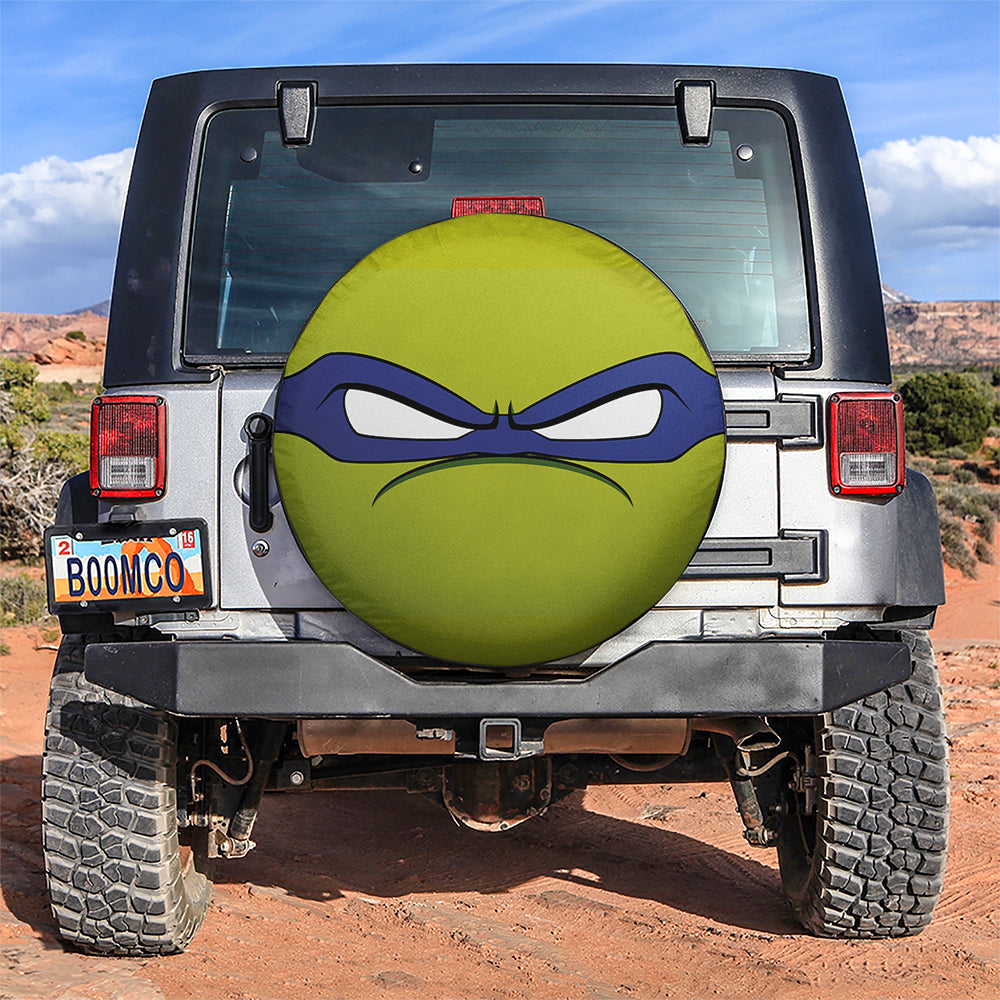 TMNT Ninja Turtle Eyes Purple Jeep Car Spare Tire Covers Gift For Campers Nearkii