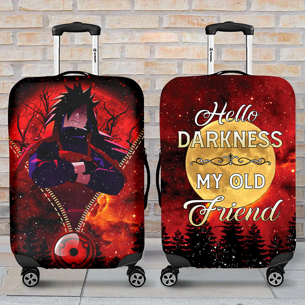 Madara Uchiha Naruto Darkness Hippie Galaxy Zipper Luggage Cover Suitcase Protector Nearkii