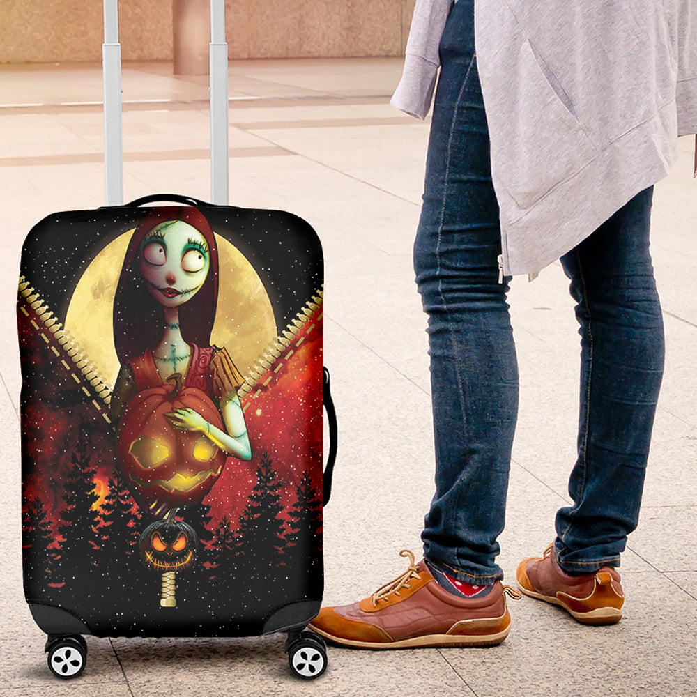 Sally Nightmare Before Christmas Galaxy Zipper Luggage Cover Suitcase Protector Nearkii