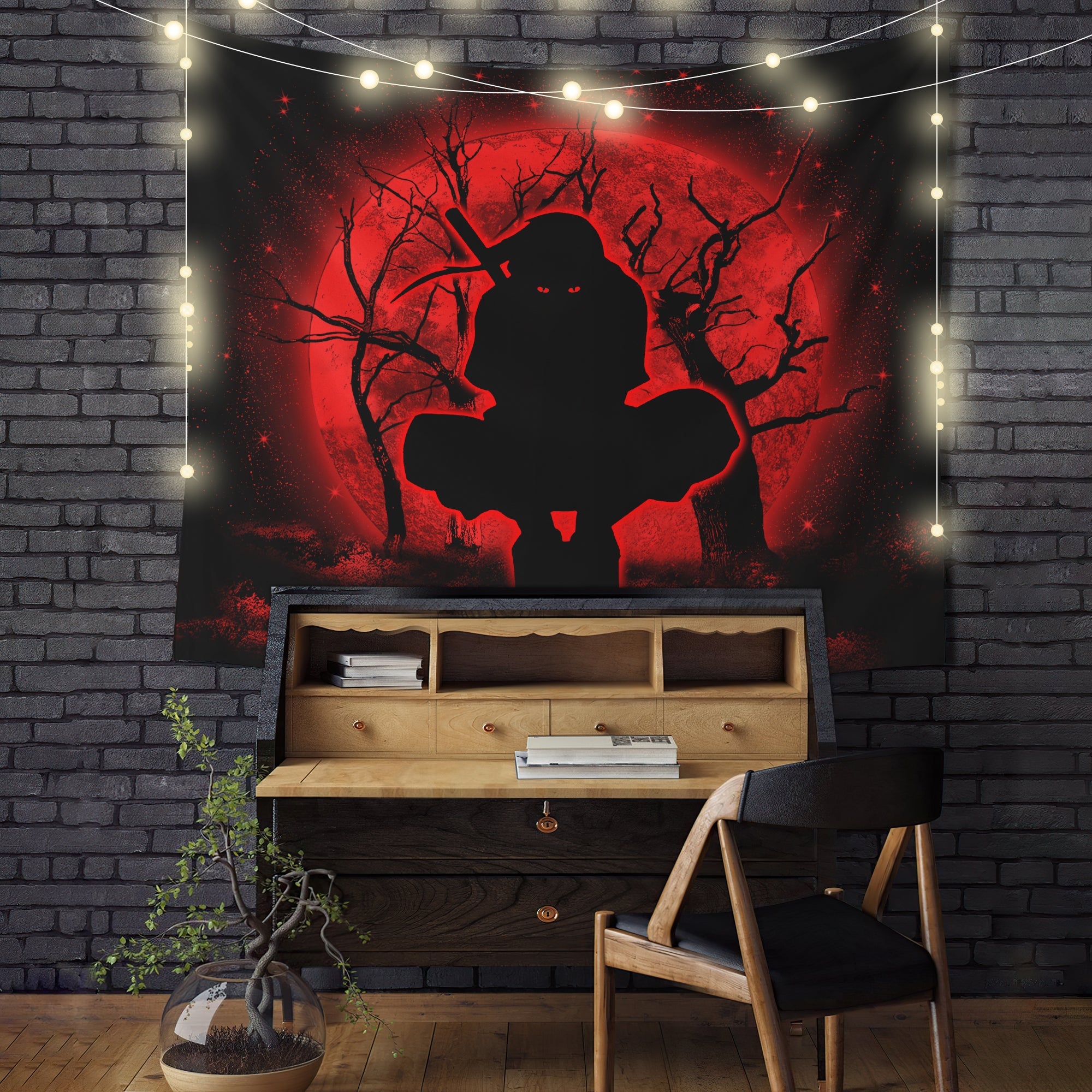 Itachi Anbu Moonlight Tapestry Room Decor Nearkii