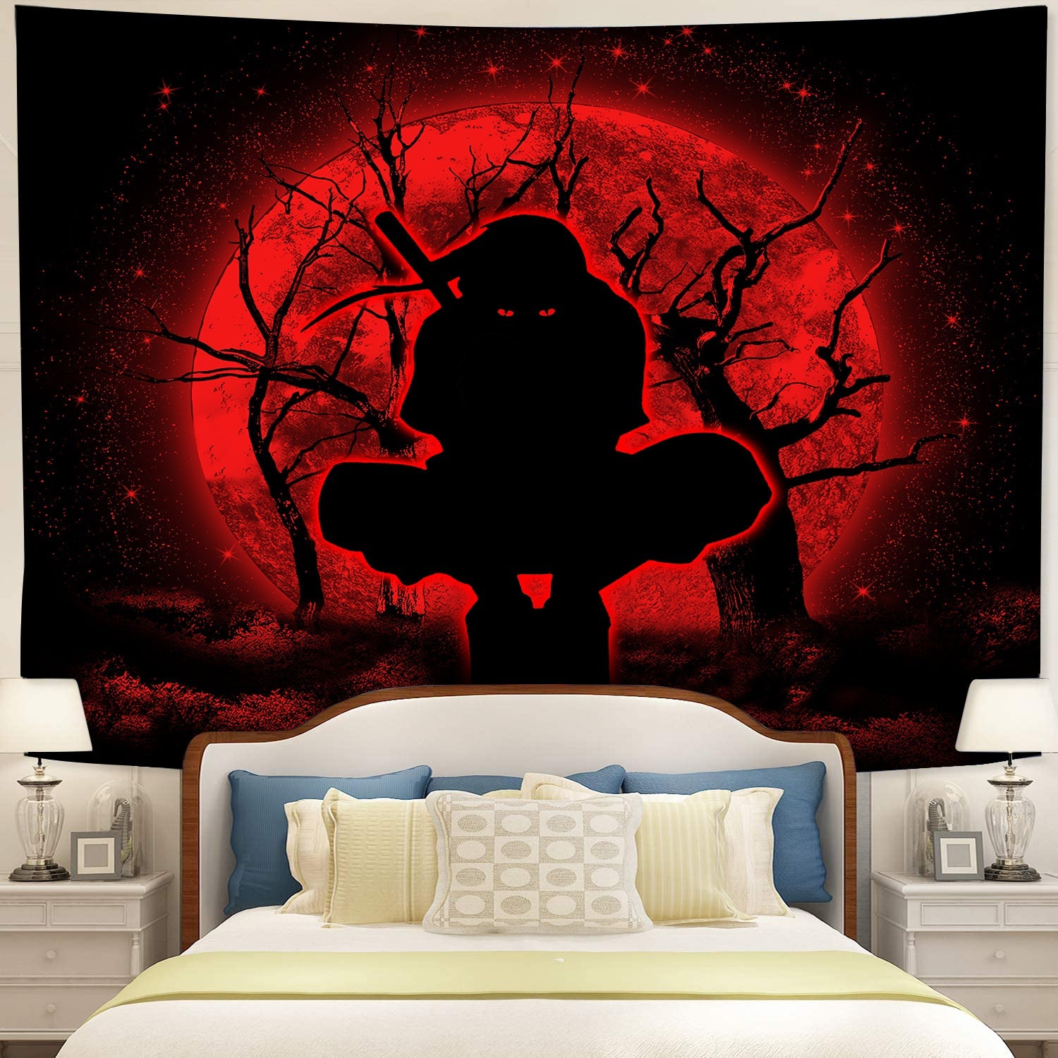 Itachi Anbu Moonlight Tapestry Room Decor Nearkii