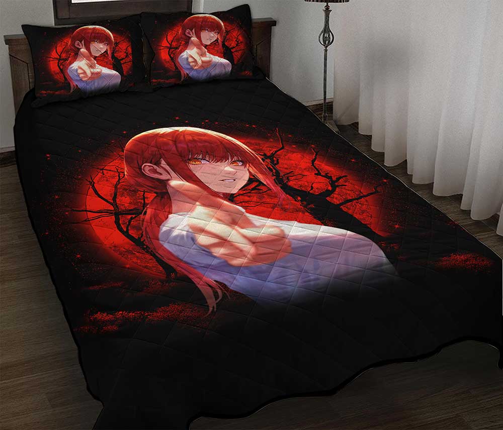 Makima Chainsaw Man 2 Moonlight Quilt Bed Sets Nearkii