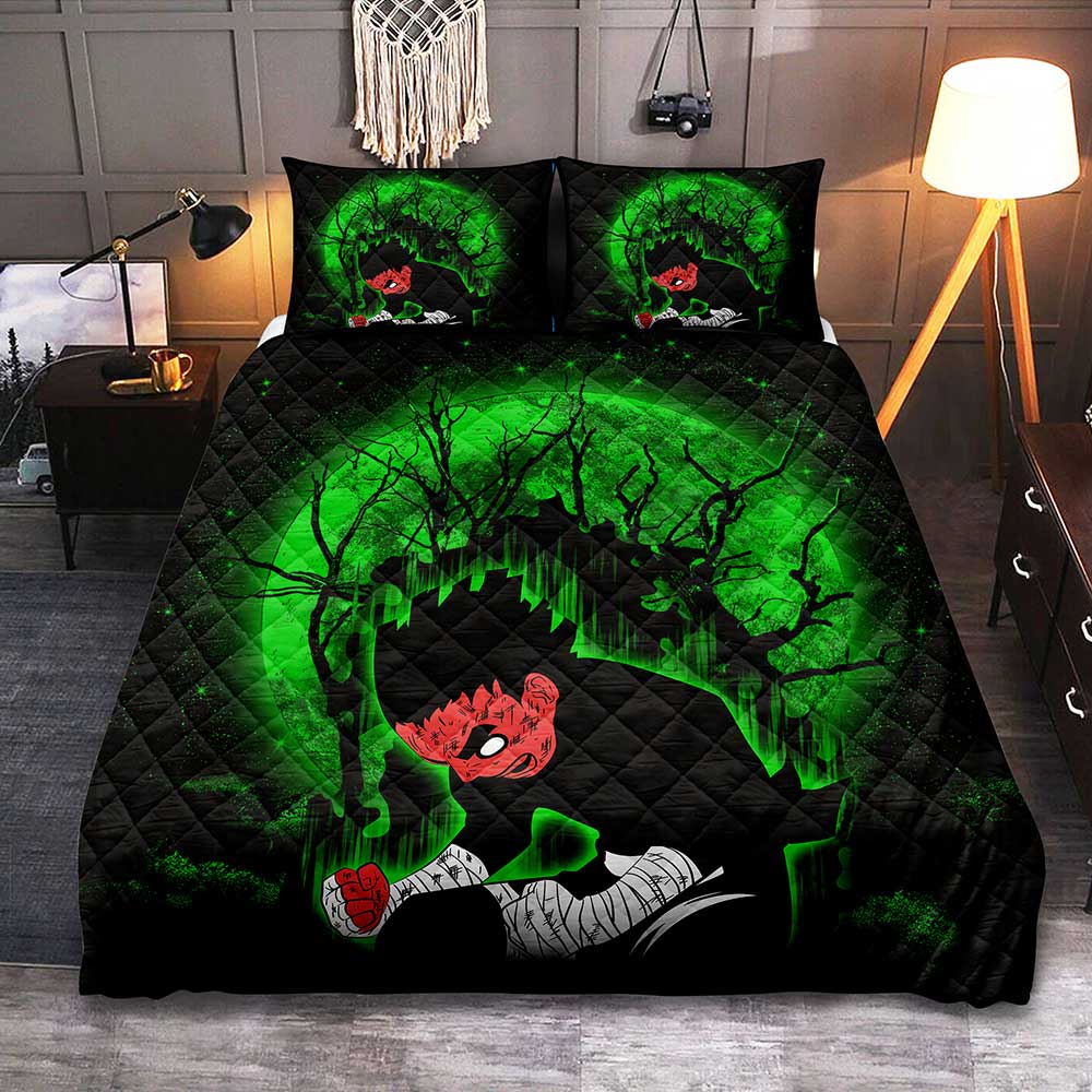 Rock Lee Power Up Moonlight Quilt Bed Sets Nearkii