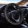 Black Leopard Print Car Steering Wheel Cover Nearkii