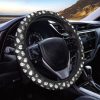 Cute Little Ghost Pattern Print Car Steering Wheel Cover Nearkii