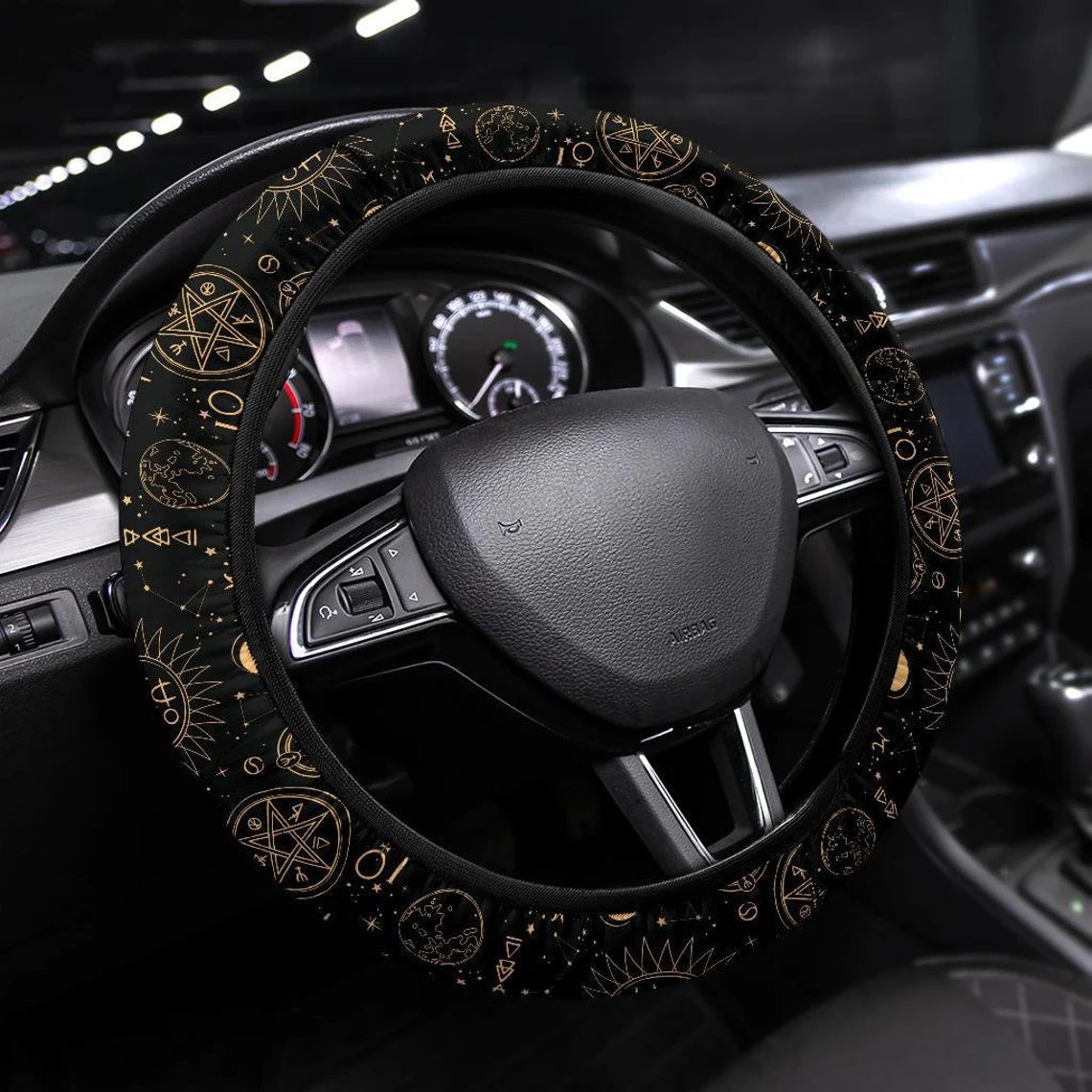 Zodiac Car Steering Wheel Cover Nearkii