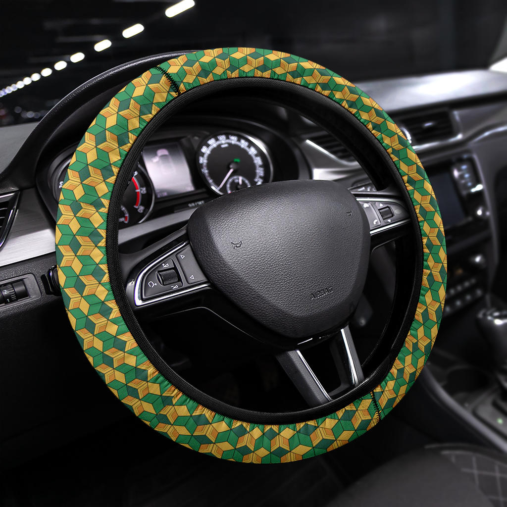 Sabito's Haori Kimetsu no Yaiba Premium Car Steering Wheel Cover Nearkii