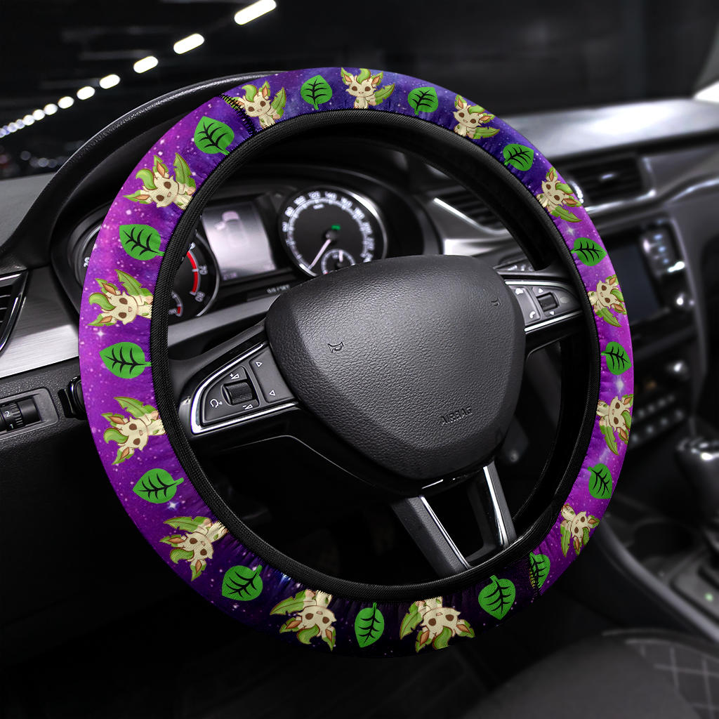 Pokemon Galaxy Leafon Eevee Evolution Car Steering Wheel Cover Nearkii