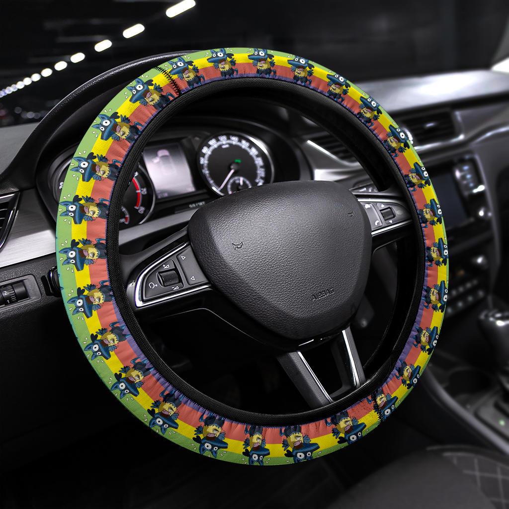 Lucario Pokemon Anime Custom Car Steering Wheel Cover Nearkii