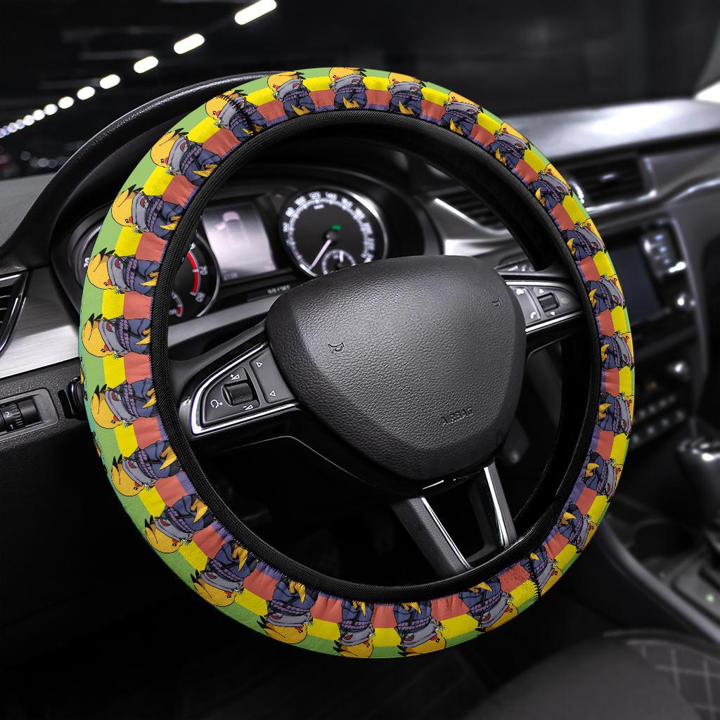 Pikachu Sasuke Pokemon Car Steering Wheel Cover Nearkii