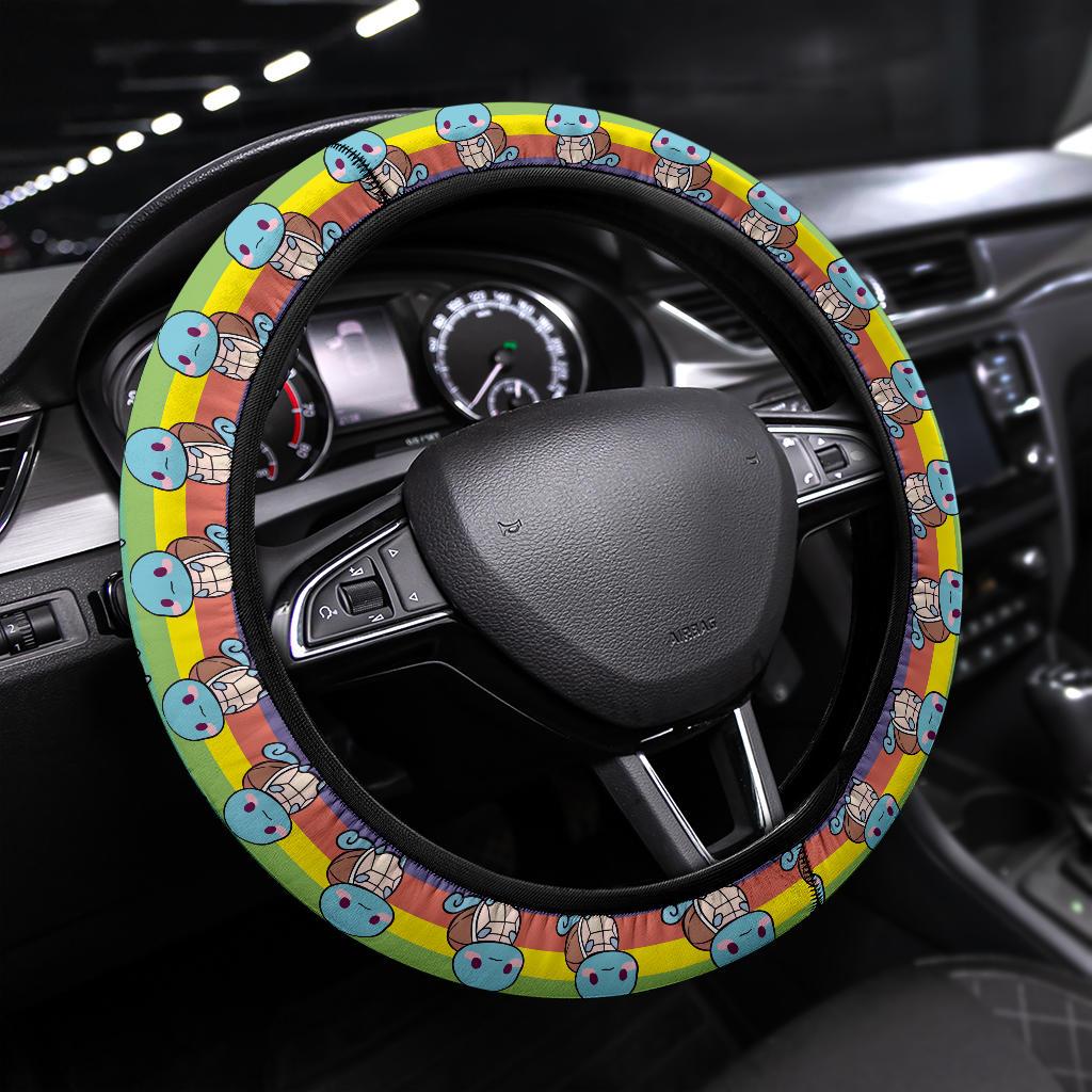 Squirtle Pokemon Anime Custom Car Steering Wheel Cover Nearkii