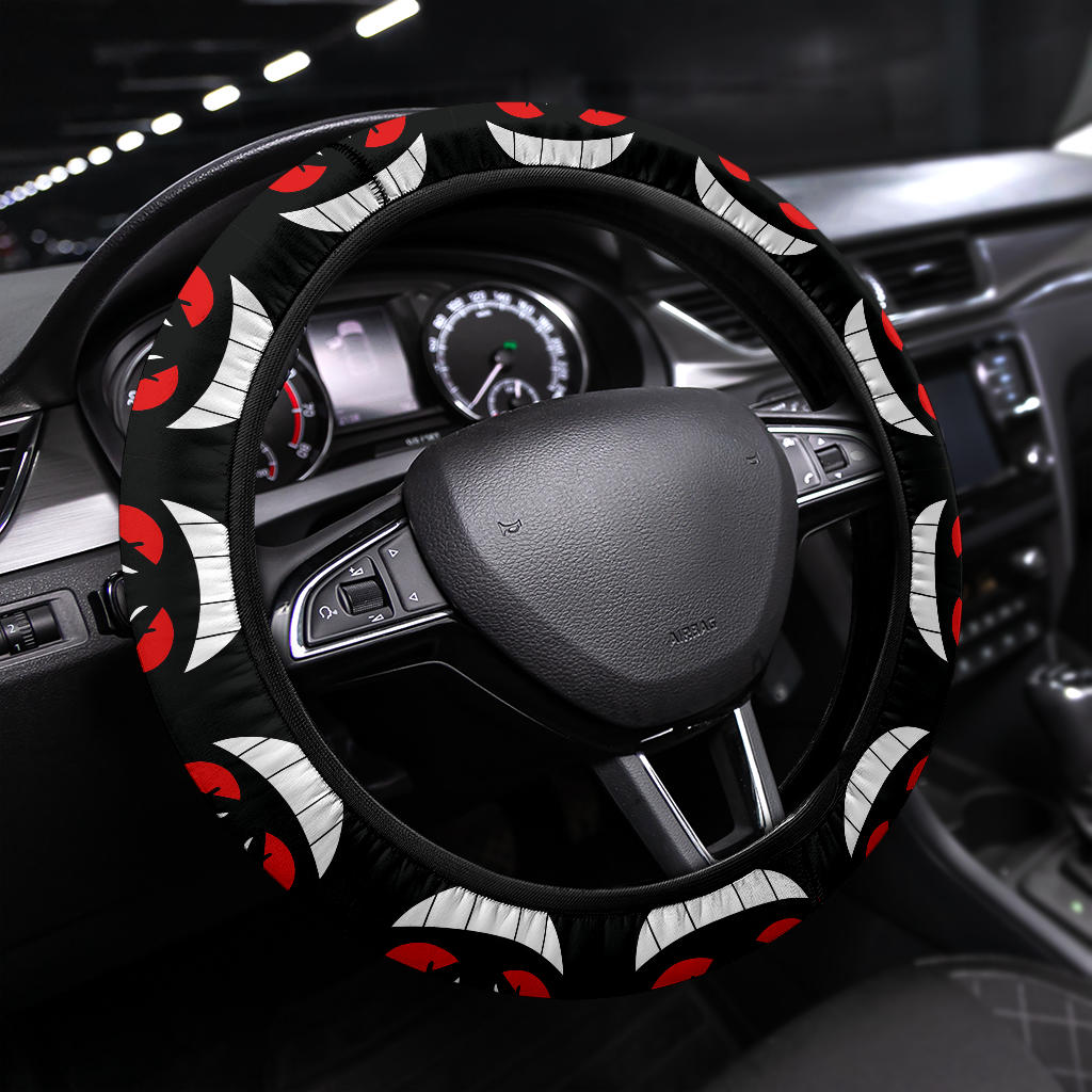 Pokemon Ghost Gengar Face Premium Custom Car Steering Wheel Cover Nearkii