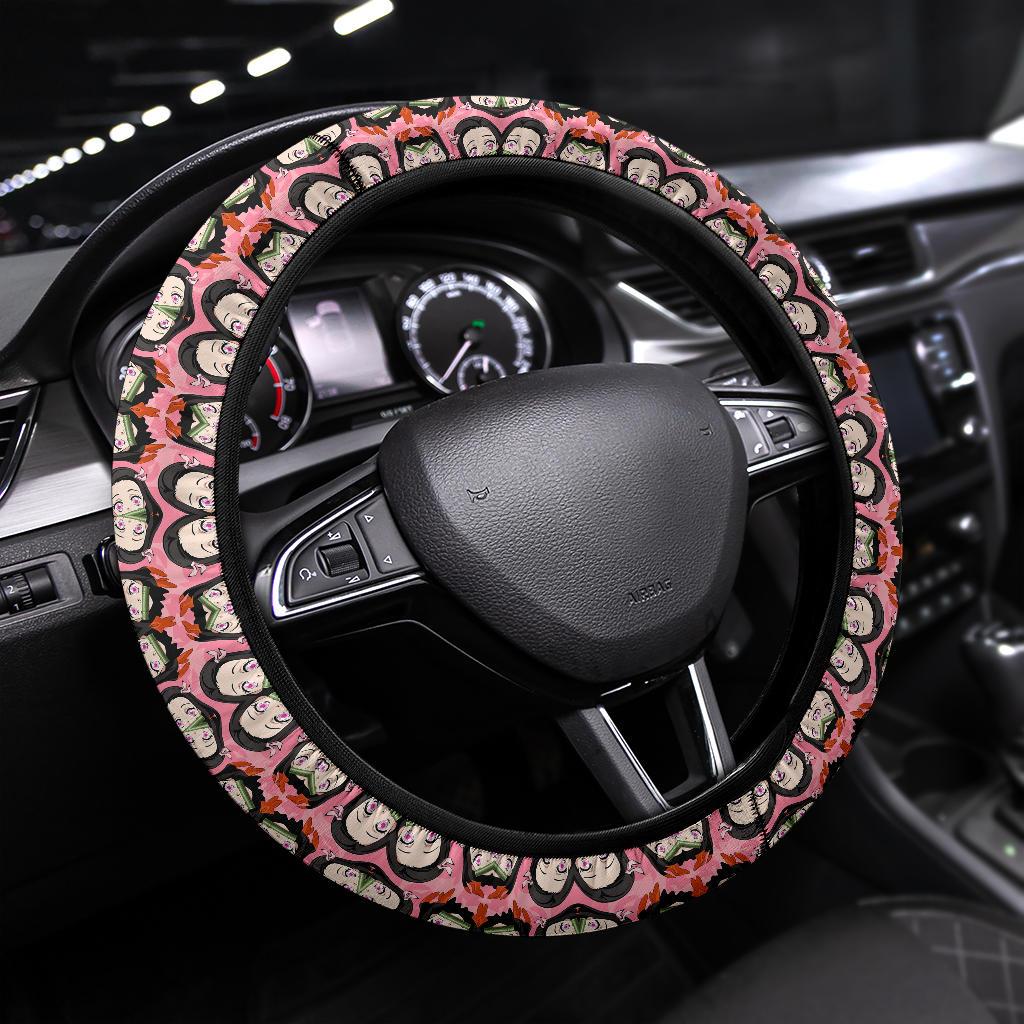 Kamado Nezuko Demon Slayer Anime Car Steering Wheel Cover 8 Nearkii