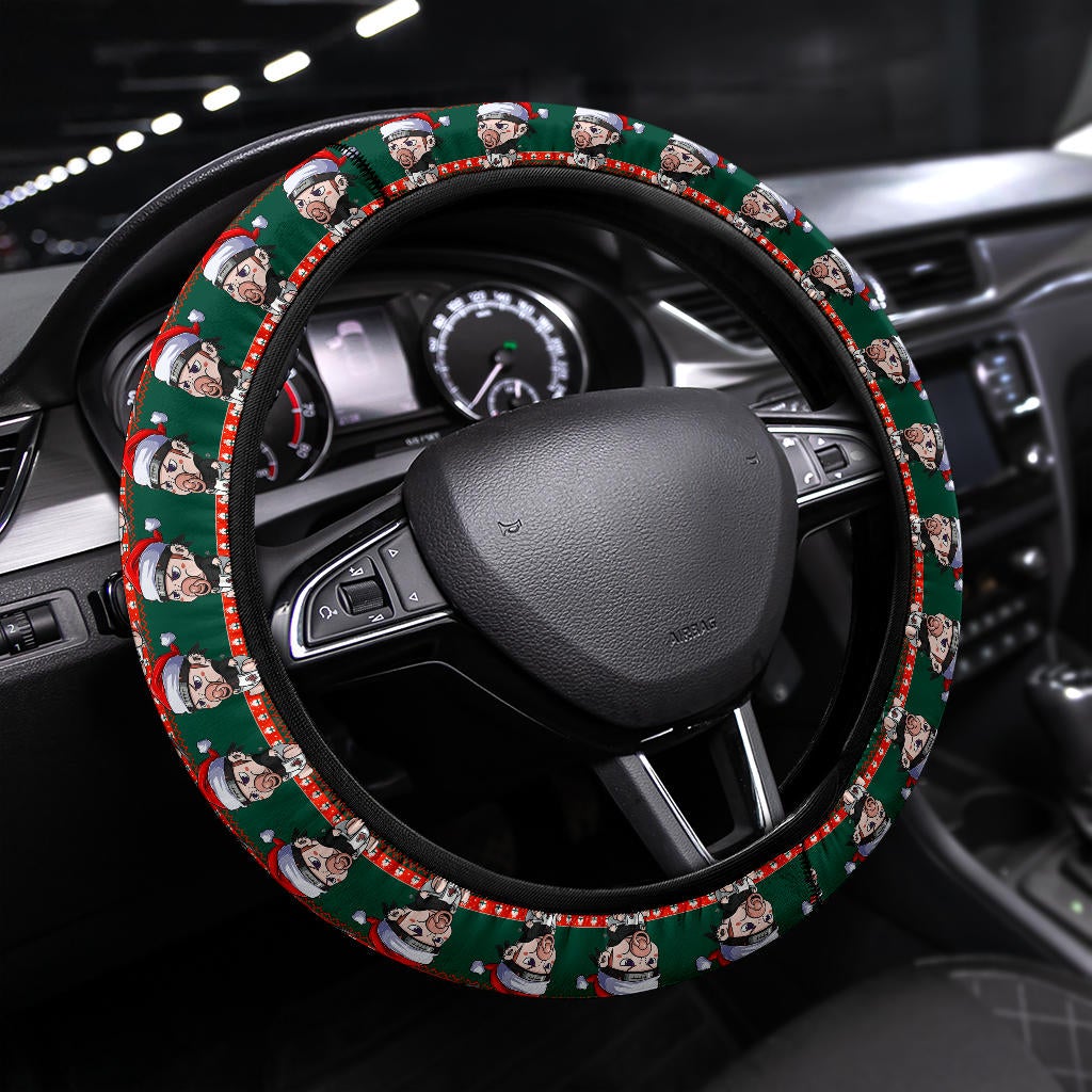 Baby Santa Pain Naruto Demon Slayer Anime Premium Custom Car Steering Wheel Cover 2 Nearkii