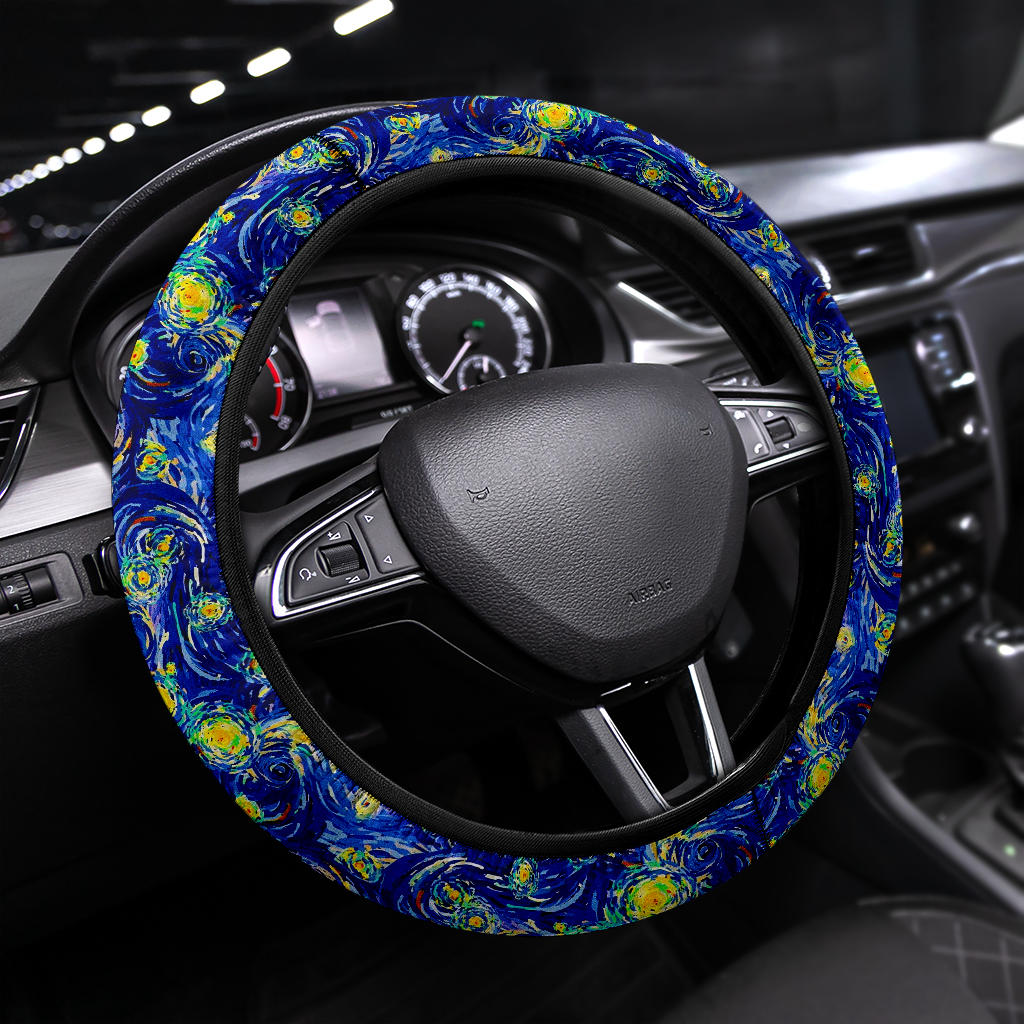 Starry Night Premium Car Steering Wheel Cover Nearkii