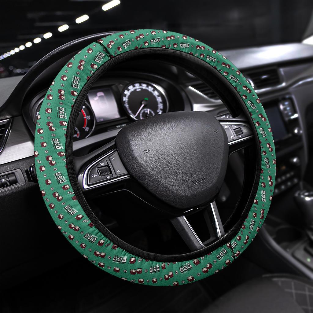 Kamado Tanjiro Demon Slayer Anime Car Steering Wheel Cover 6 Nearkii