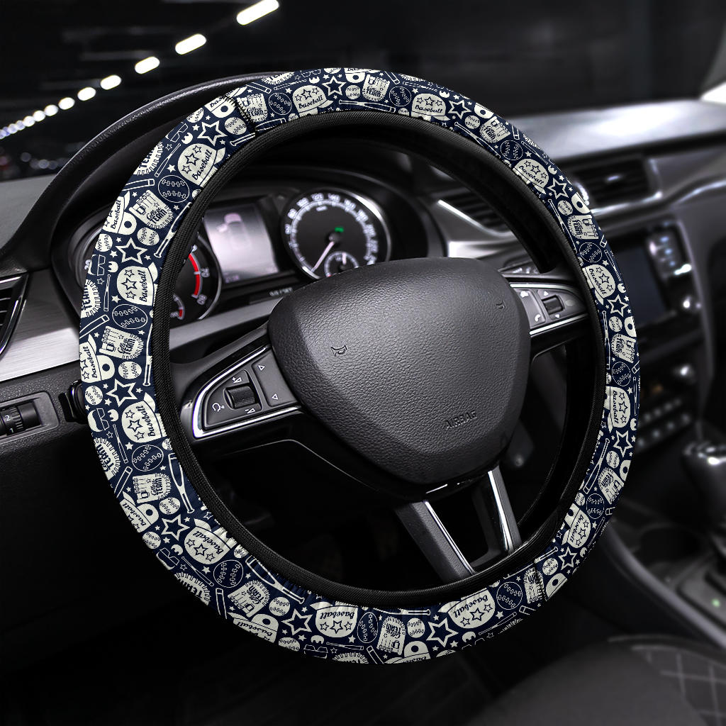 Baseball Team US Premium Car Steering Wheel Cover Nearkii