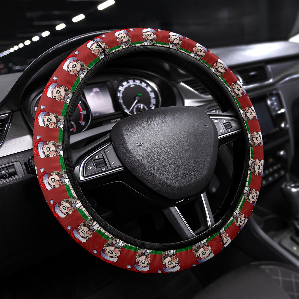 Baby Santa Gaara Naruto Demon Slayer Anime Premium Custom Car Steering Wheel Cover 2 Nearkii