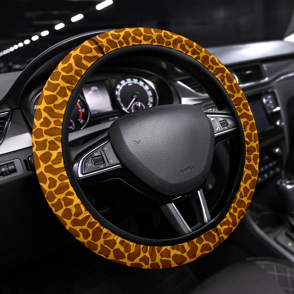 Giraffe Skin Premium Car Steering Wheel Cover Nearkii