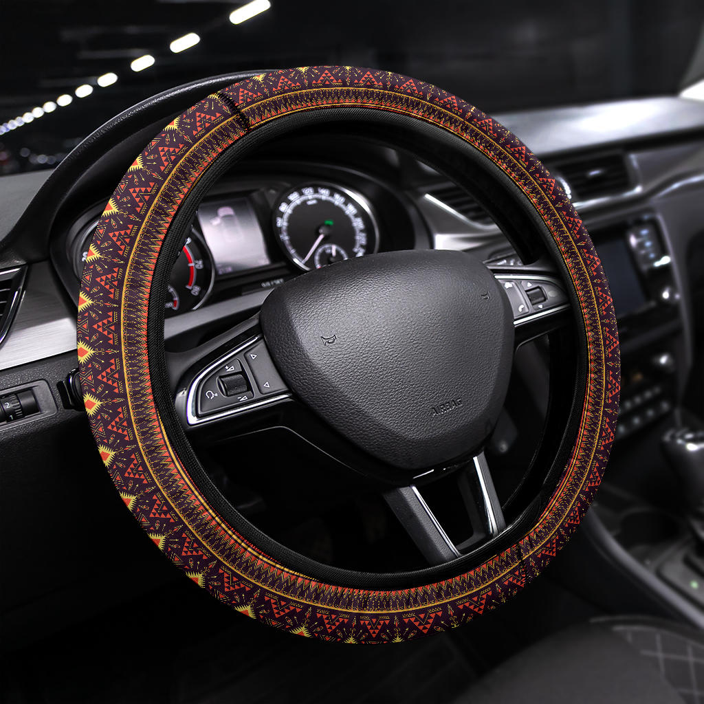 Native American Retro Premium Car Steering Wheel Cover Nearkii