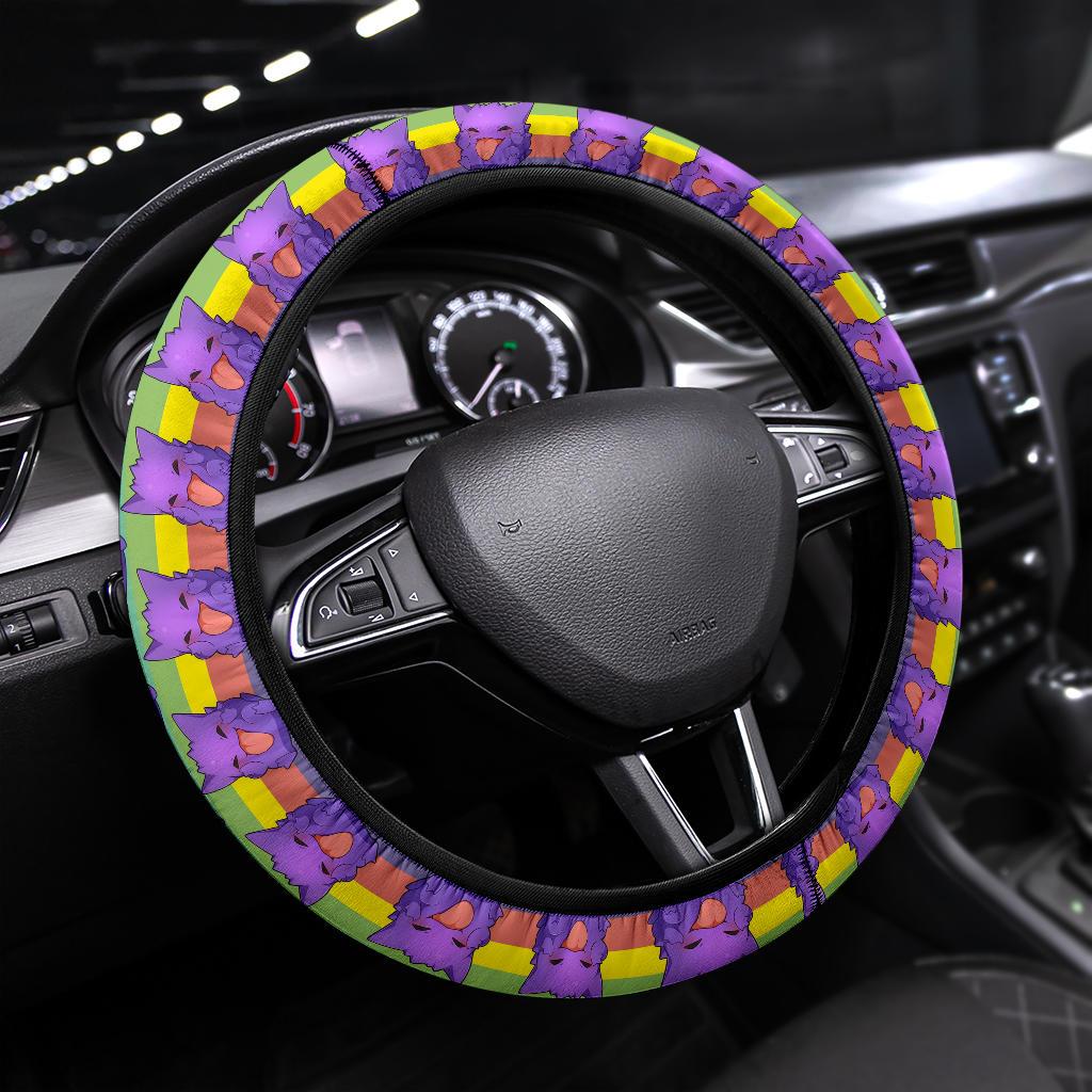 Gengar Pokemon Car Steering Wheel Cover Nearkii