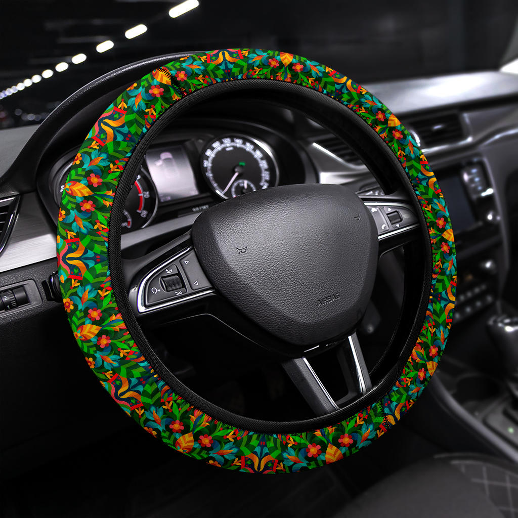 Fashion Flower Premium Car Steering Wheel Cover Nearkii