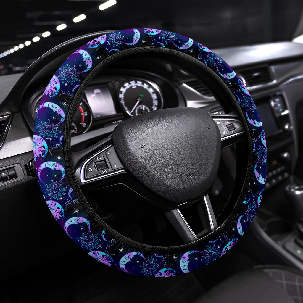 Sun Moon Celestial Car Steering Wheel Cover Nearkii