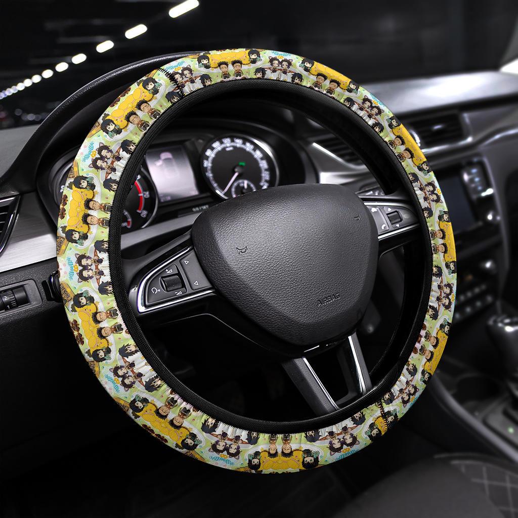 Demon Slayer Anime Car Steering Wheel Cover 2 Nearkii