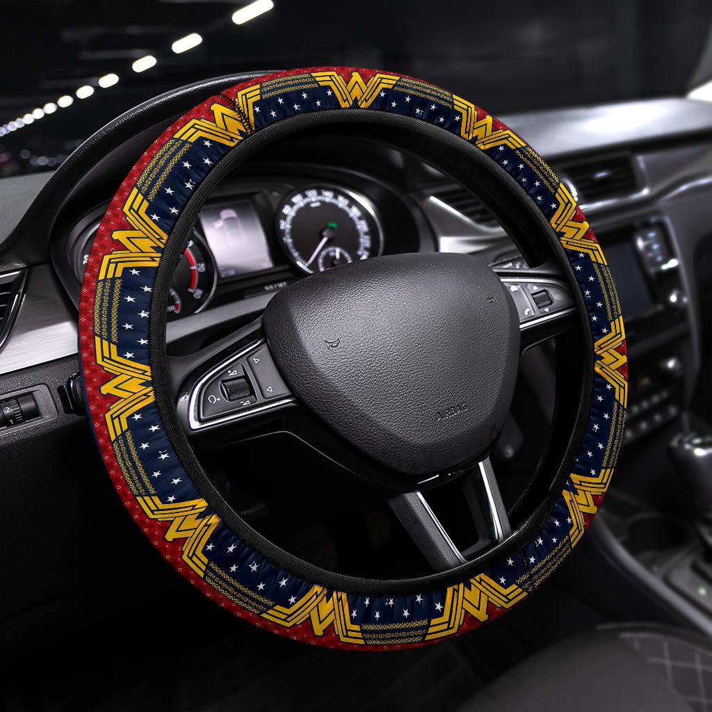 Wonder Woman Premium Custom Car Steering Wheel Cover Nearkii