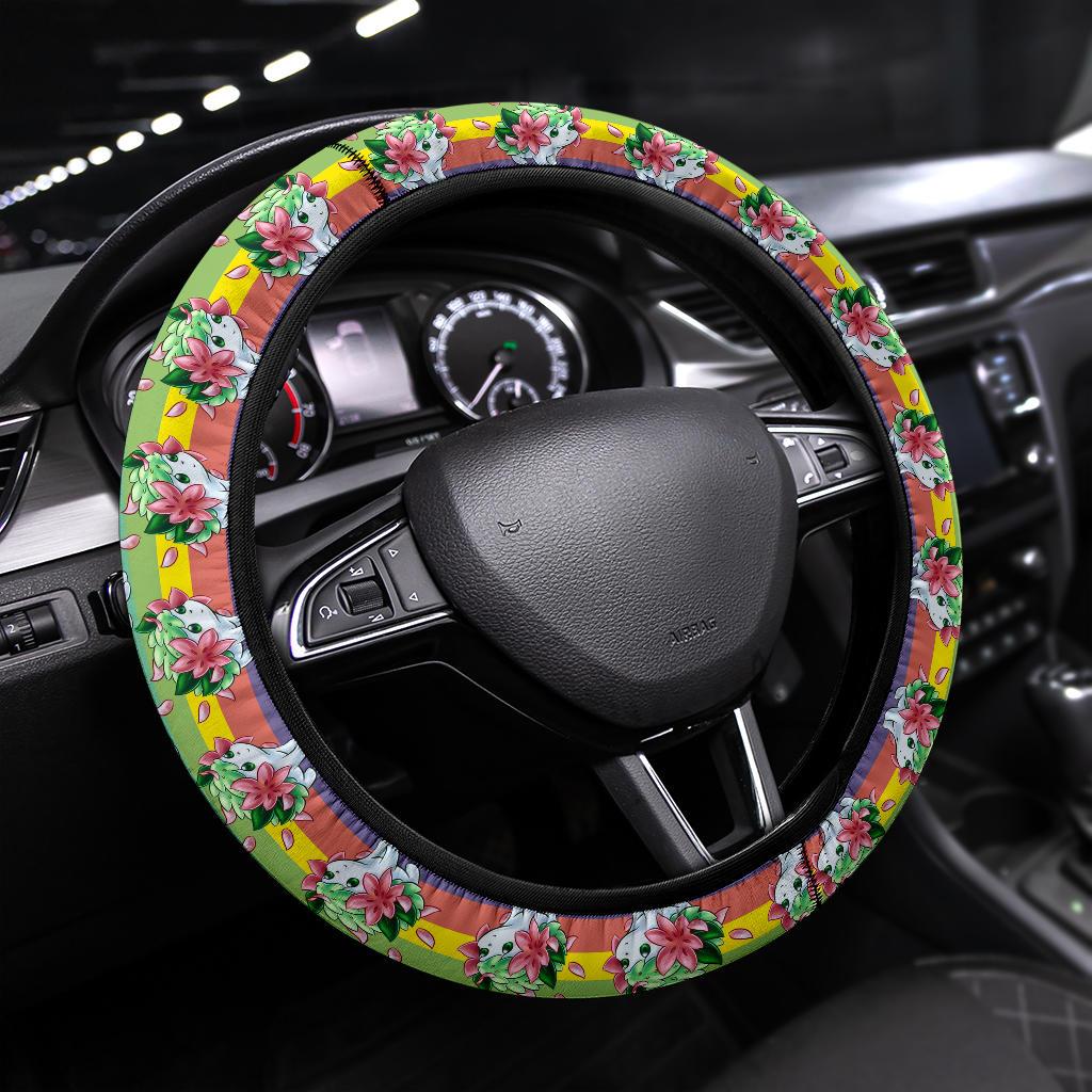 Shaymin Pokemon Car Steering Wheel Cover Nearkii