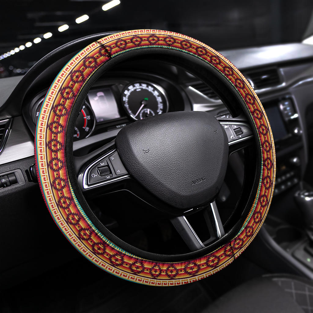 Native American Vintage Premium Car Steering Wheel Cover Nearkii