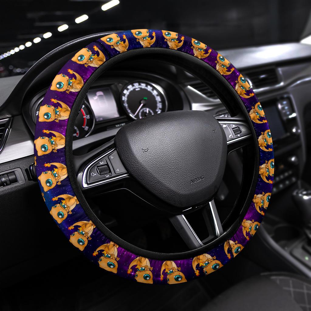 Charizard 3 Pokemon Car Steering Wheel Cover Nearkii