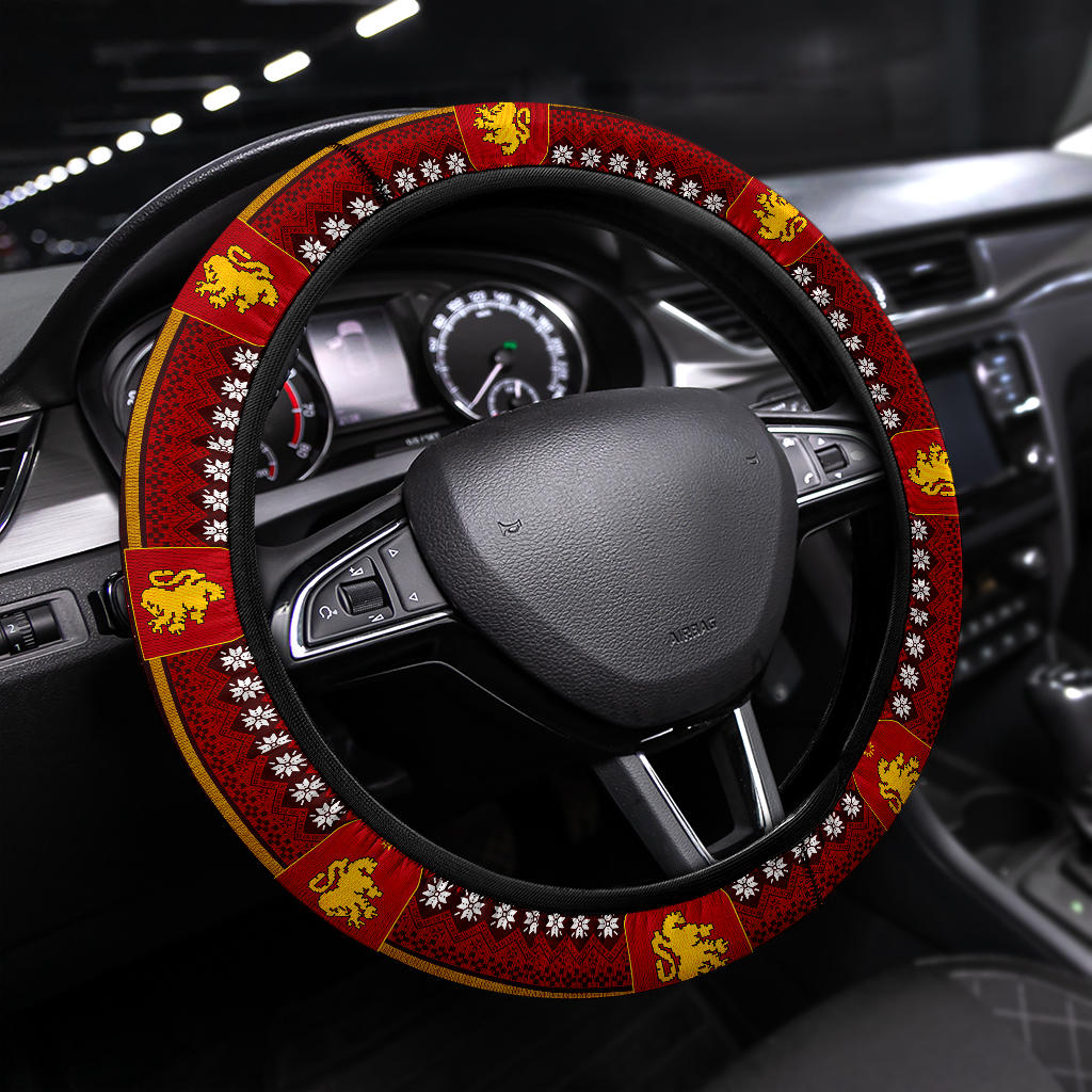 Gryffindor Symbol Harry Potter Christmas Premium Custom Car Steering Wheel Cover Nearkii