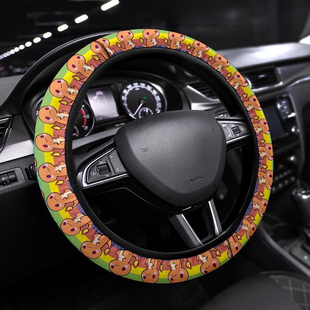 Charmander Pokemon Anime Custom Car Steering Wheel Cover Nearkii