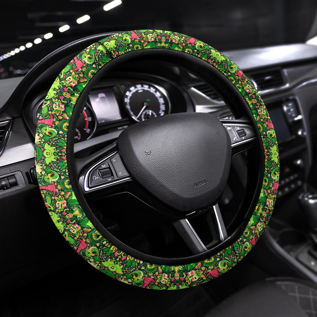 Grass Pokemon Car Steering Wheel Cover Nearkii