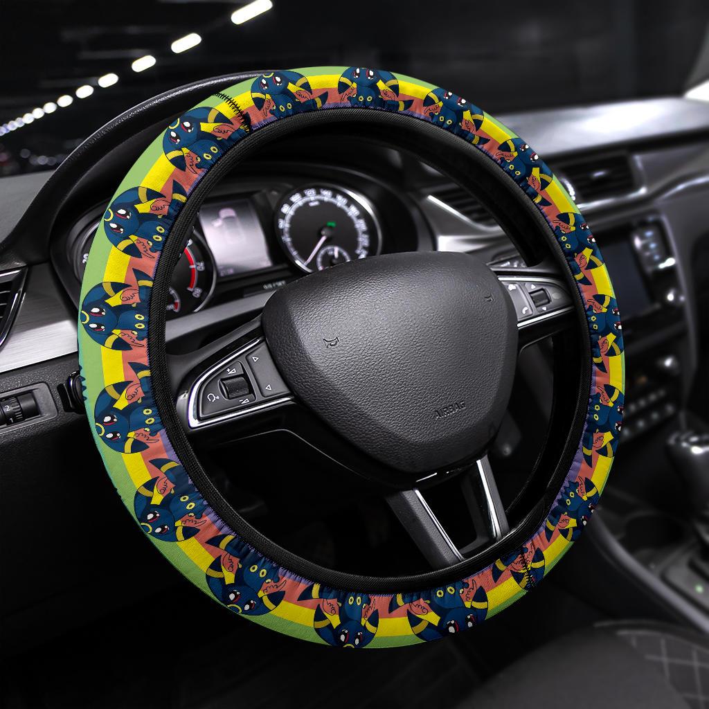 Umbreon Pokemon Anime Custom Car Steering Wheel Cover Nearkii