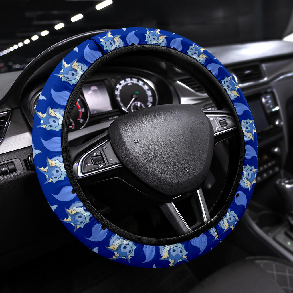 Pokemon Eevee Evolution Vaporeon Car Steering Wheel Cover Nearkii