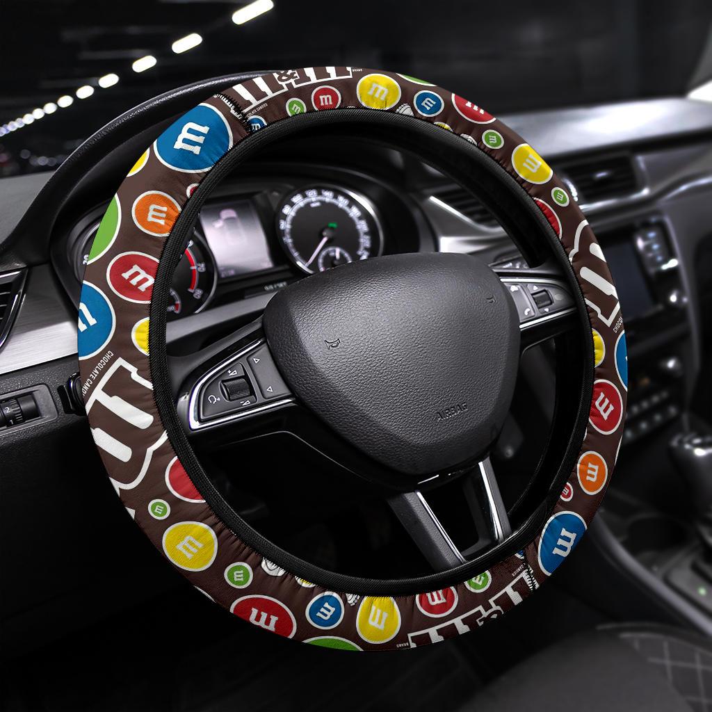 M&M Chocolate Steering Wheel Cover Nearkii