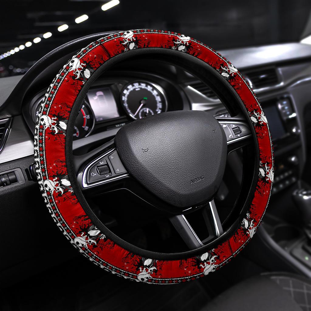 Jack Skellington Nightmare Before Christmas Premium Custom Car Steering Wheel Cover Nearkii