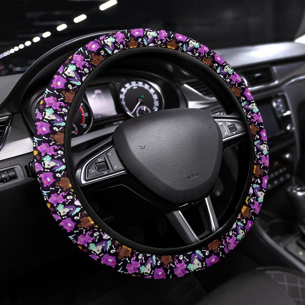 Pokemon Ghost Kawai Premium Car Steering Wheel Cover Nearkii