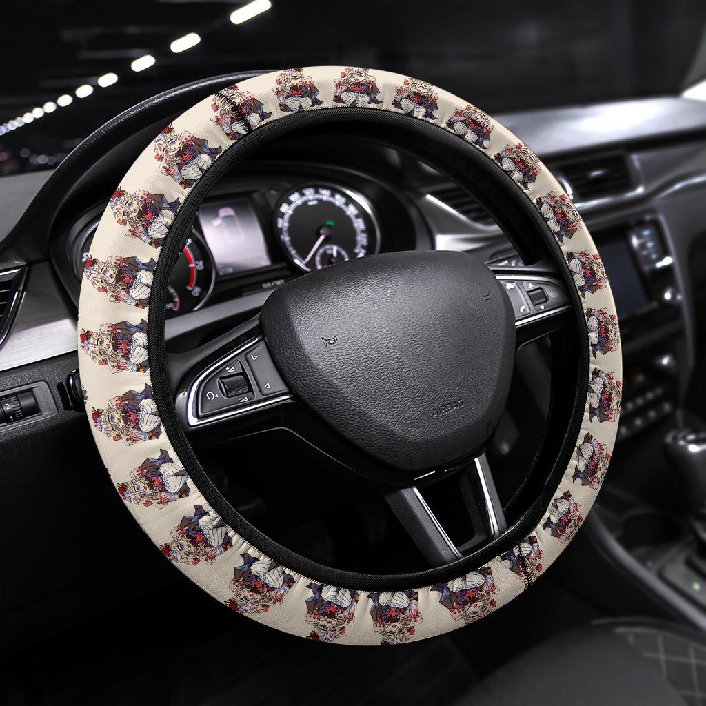 Chipi Doma Demon Slayer Anime Car Steering Wheel Cover 1 Nearkii