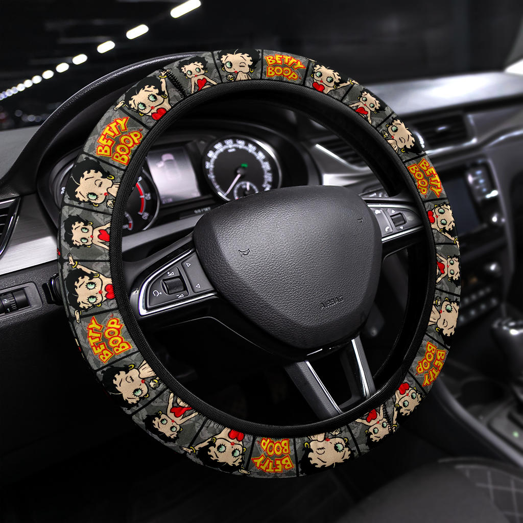 Betty Boop Premium Car Steering Wheel Cover Nearkii