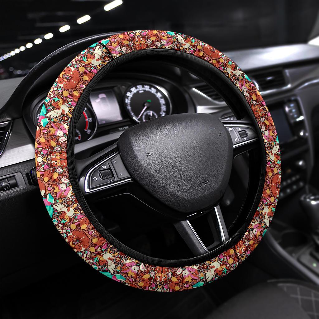 Pattern Pokemon Style Car Steering Wheel Cover Nearkii