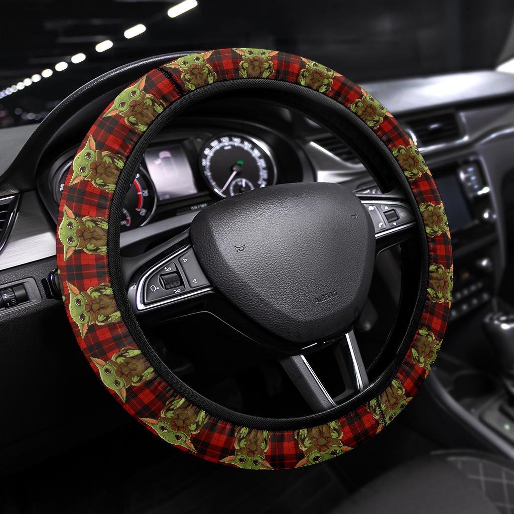 Baby Yoda 8 Space Car Steering Wheel Cover Nearkii