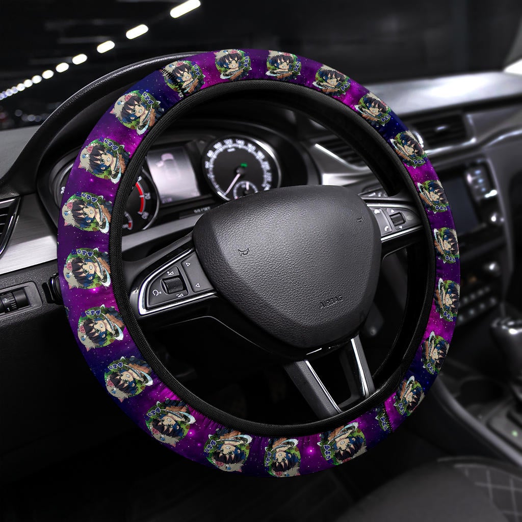 Hashibira Inosuke Demon Slayer Anime Premium Custom Car Steering Wheel Cover 2 Nearkii