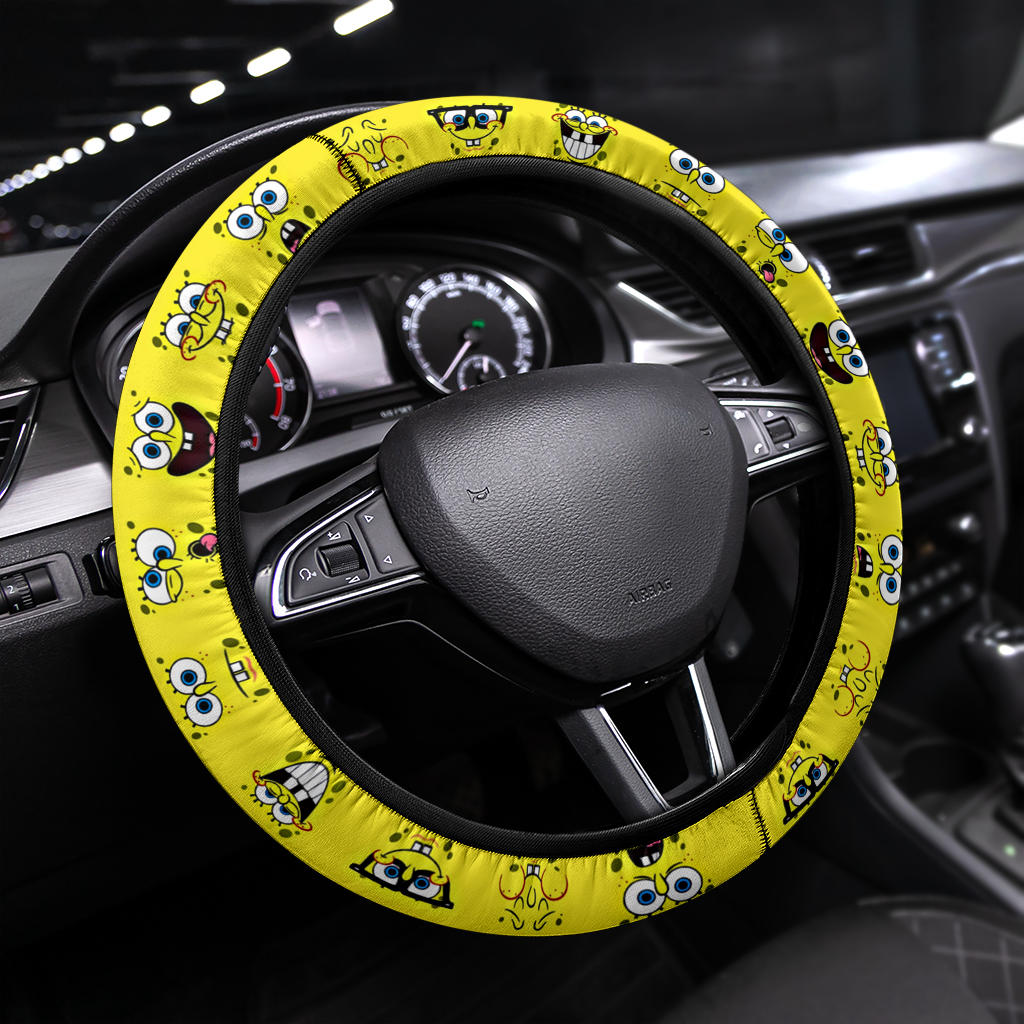 Spongebob Squarepants Premium Car Steering Wheel Cover Nearkii