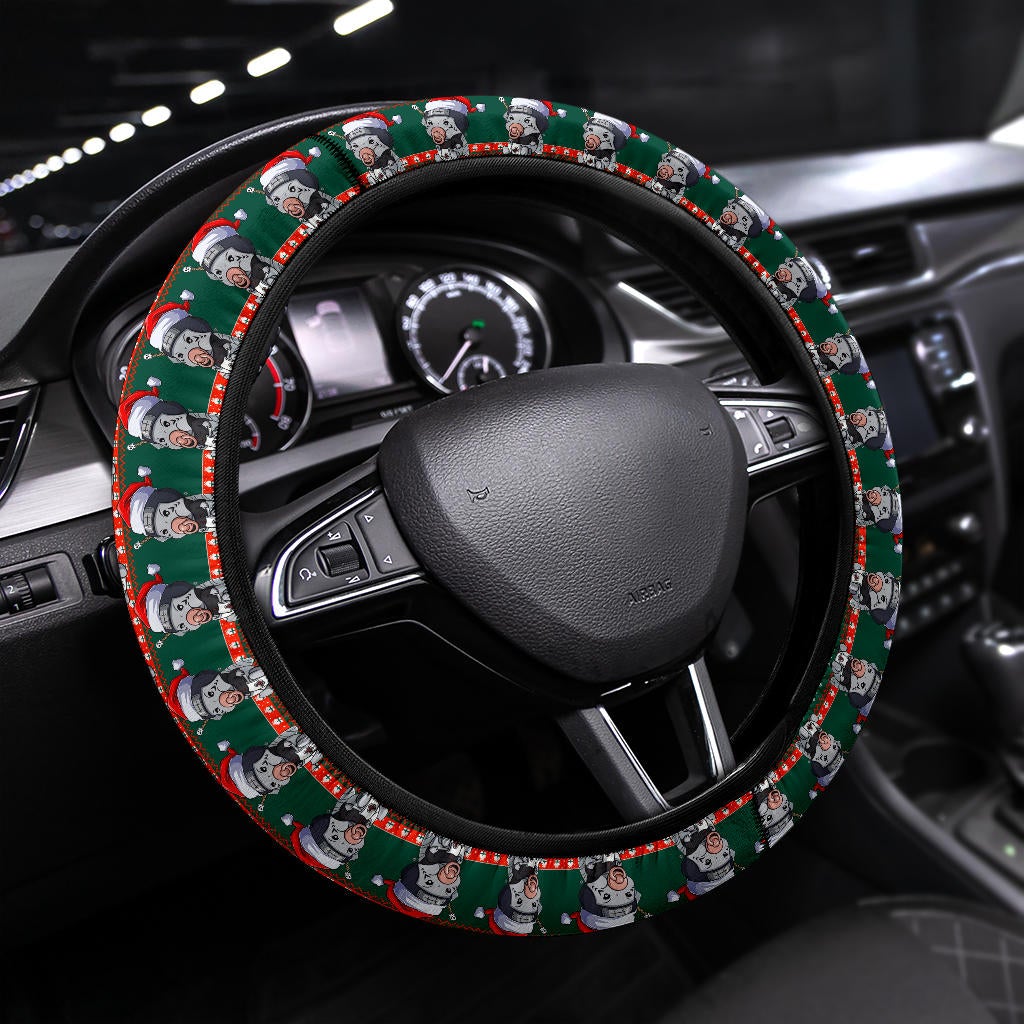 Baby Santa Hoshigaki Kisame Naruto Demon Slayer Anime Premium Custom Car Steering Wheel Cover 1 Nearkii