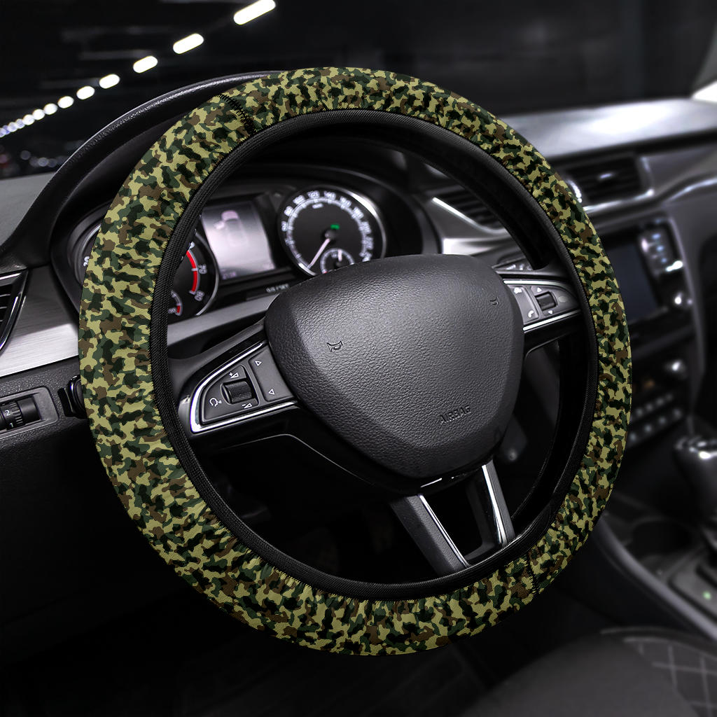 Camouflage Military US Army Premium Car Steering Wheel Cover Nearkii