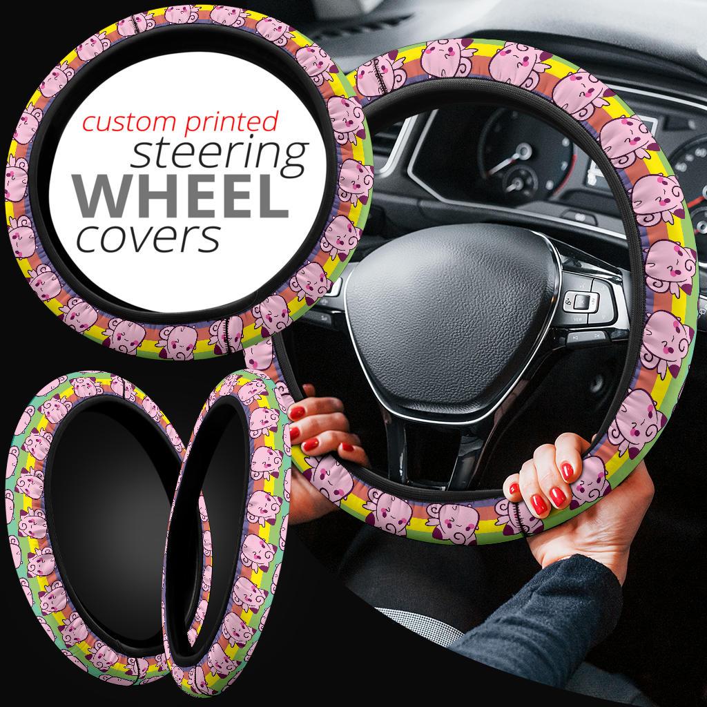 Wigglypus Pokemon Anime Custom Car Steering Wheel Cover Nearkii