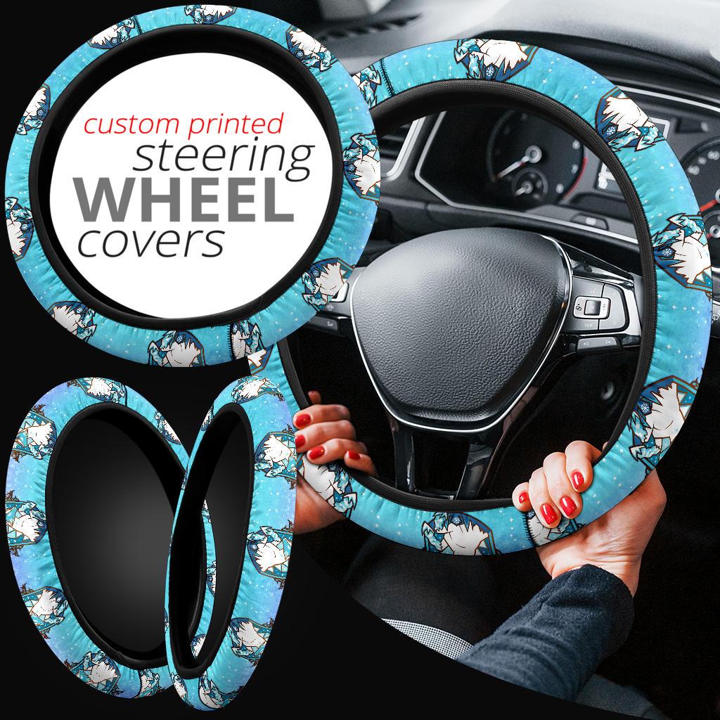 Glastrier Pokemon Car Steering Wheel Cover Nearkii